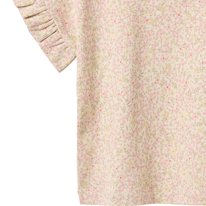 Ally blusa, Coral Flowers