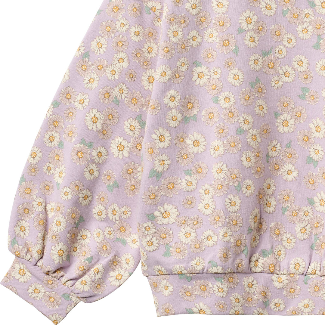 Lia sweatshirt, Lavender Daisies