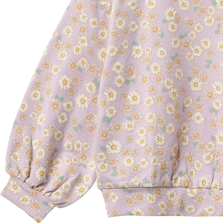 Lia sweatshirt, Lavender Daisies