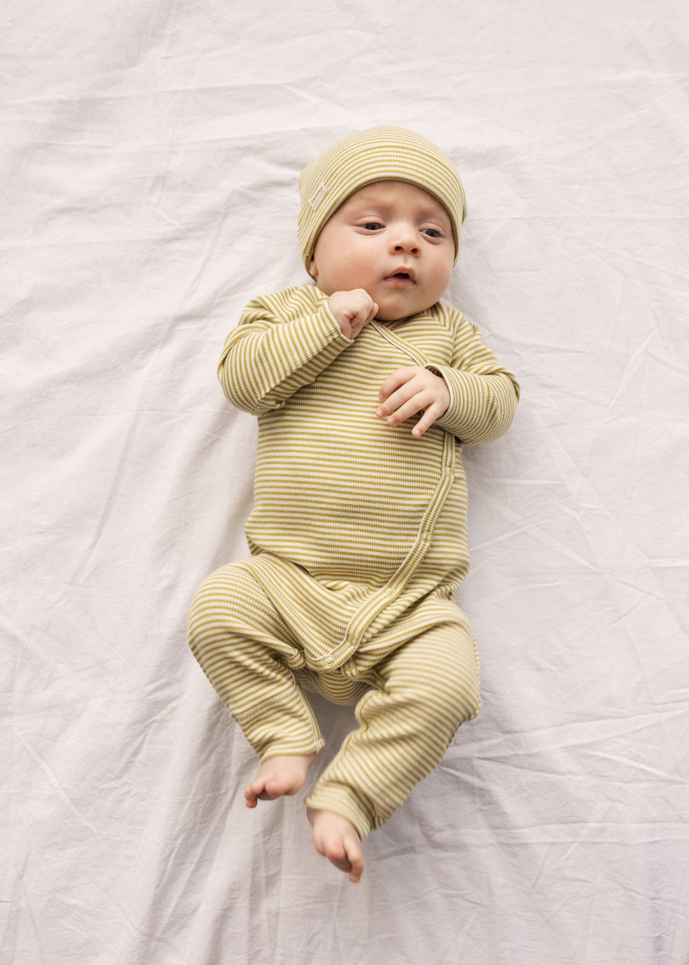 Rikke drakt, Olive Stripe