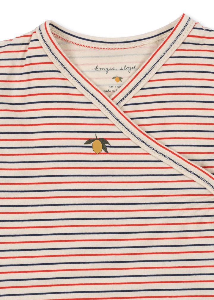 Basic newborn drakt, Stripe Tricolore