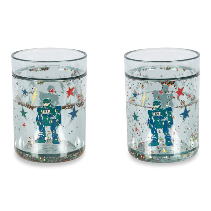 Glitter Cup, 2 stk, Hero Robot