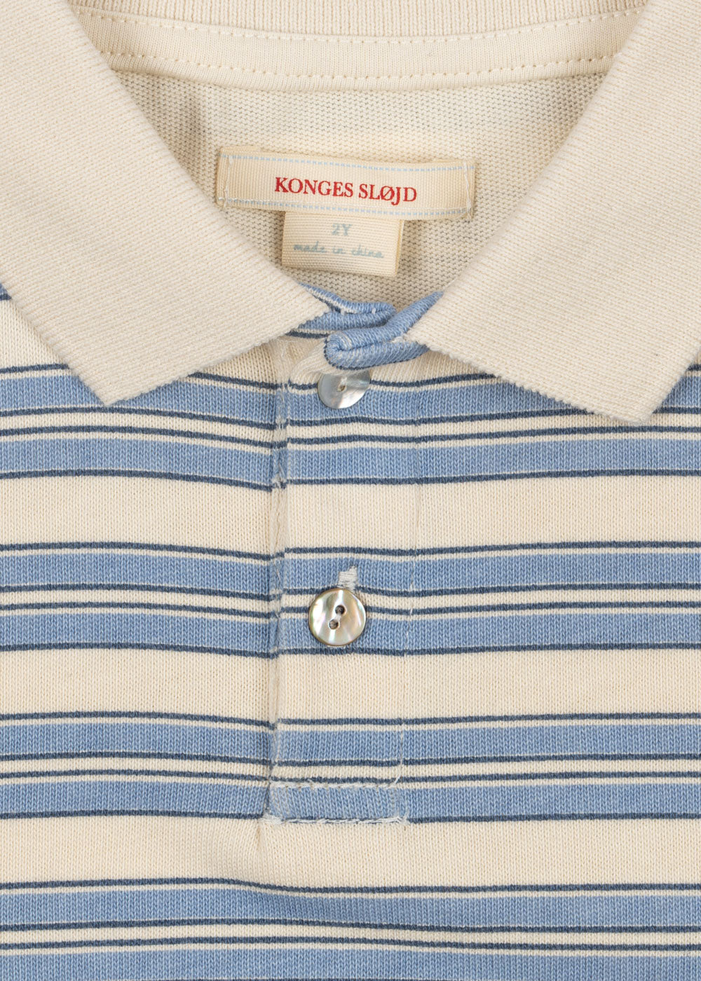 Spotty polo, Ciel Stripe