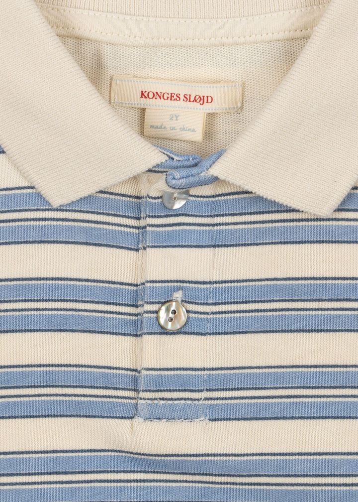 Spotty polo, Ciel Stripe