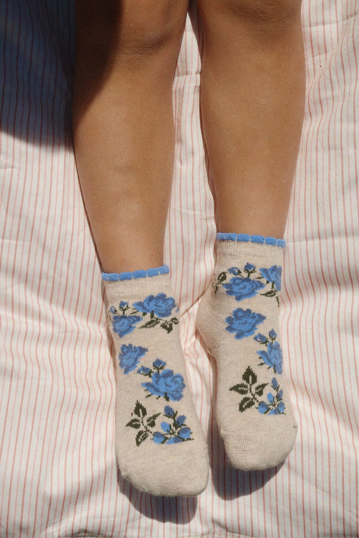Jacquard sokkar, 2 pør, Amarena